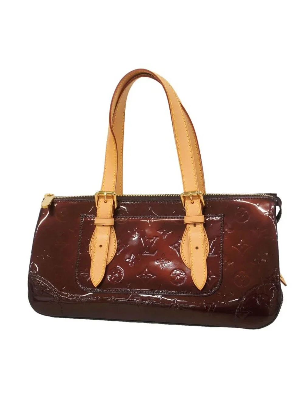 Louis Vuitton Handbag Vernis Rosewood Avenue Amarante